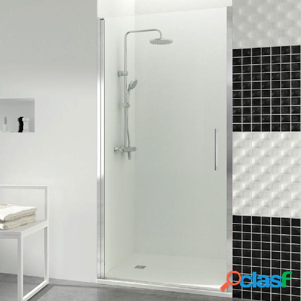 Porta doccia a battente GME Open da 85 cm con chiusura