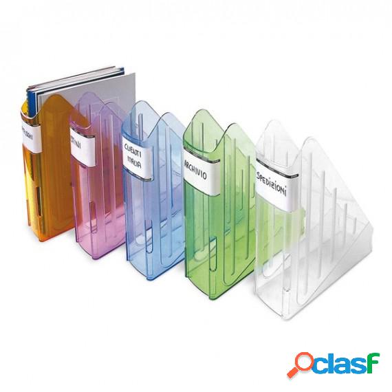 Portariviste Classic - 29,5x27 cm - dorso 7,5 cm - azzurro