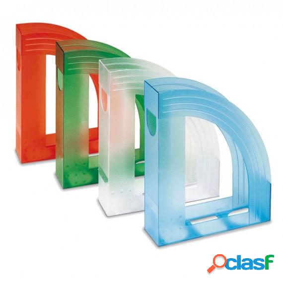 Portariviste E803 - 24,5x30 cm - 7,5 cm - trasparente verde