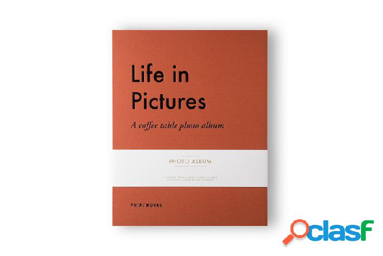 Printworks Album fotografico Life in Pictures arancione