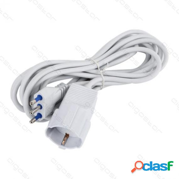 Prolunga Elettrica 5 Metri - Spina E Presa 16A250V2P+E Max