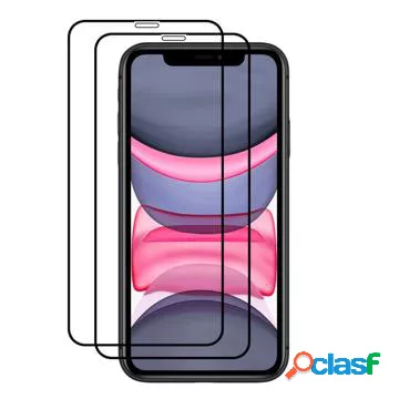 Proteggi Schermo Amorus Full Cover per iPhone 11 Pro - 2 Pz.