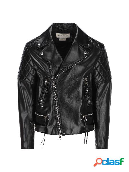 Punk Leather Biker Jacket