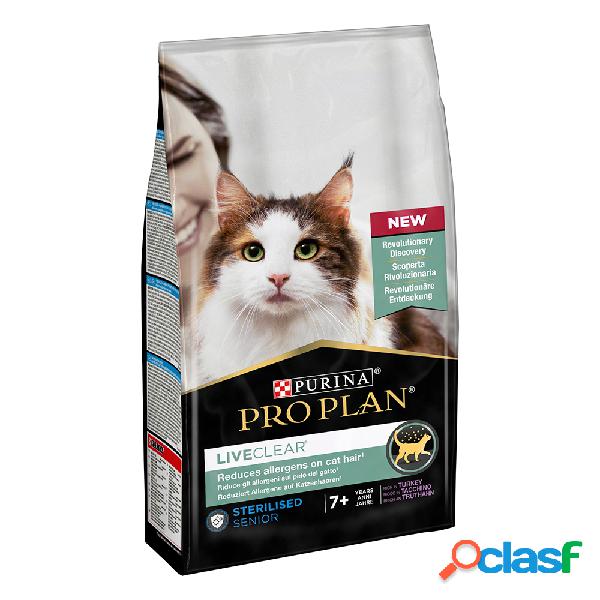 Purina Pro Plan LiveClear Cat Senior 7+ Sterilised ricco in