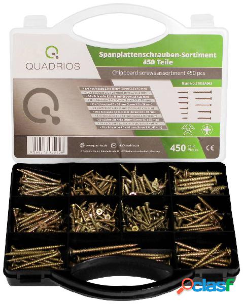 Quadrios 2109SA045 2109SA045 Assortimento di viti truciolari