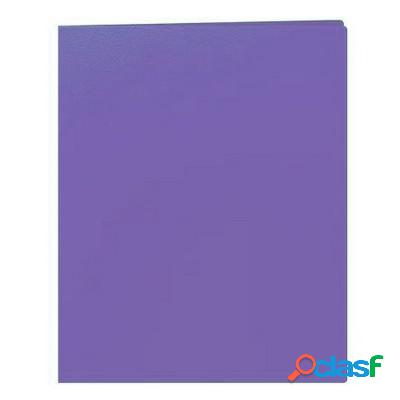 Raccoglitore Scatto 4 anelli formato A4 in plastica viola