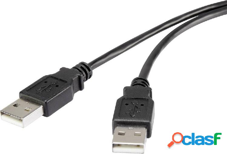 Renkforce Cavo USB USB 2.0 Spina USB-A, Spina USB-A 3.00 m