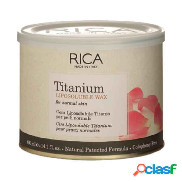 Rica cera liposolubile al biossido di titanio 400 ml