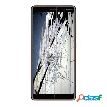 Riparazione Nokia 7 plus LCD e Touch Screen - Nero