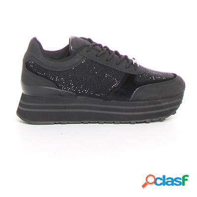 SARA LOPEZ Sneaker con platform - nero