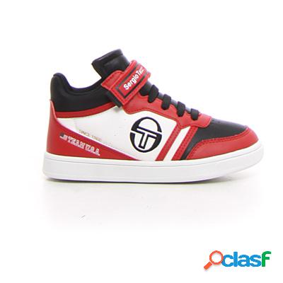SERGIO TACCHINI Sneaker junior mid - bianco rosso nero