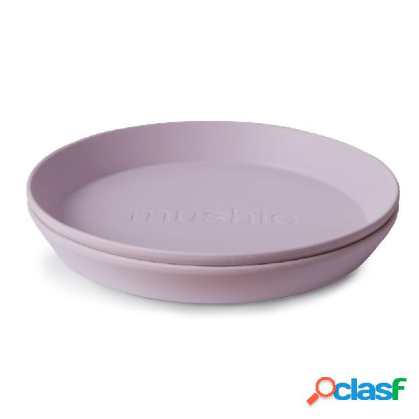 SET 2 PIATTI MUSHIE ROUND lilla