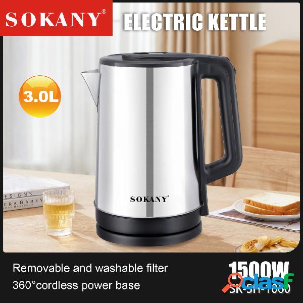 SOKANY 1060 Bollitore elettrico 3L Spegnimento automatico