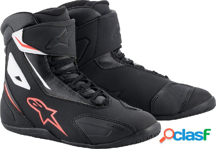 Scarpe moto Alpinestars FASTBACK-2 Nero Bianco Rosso