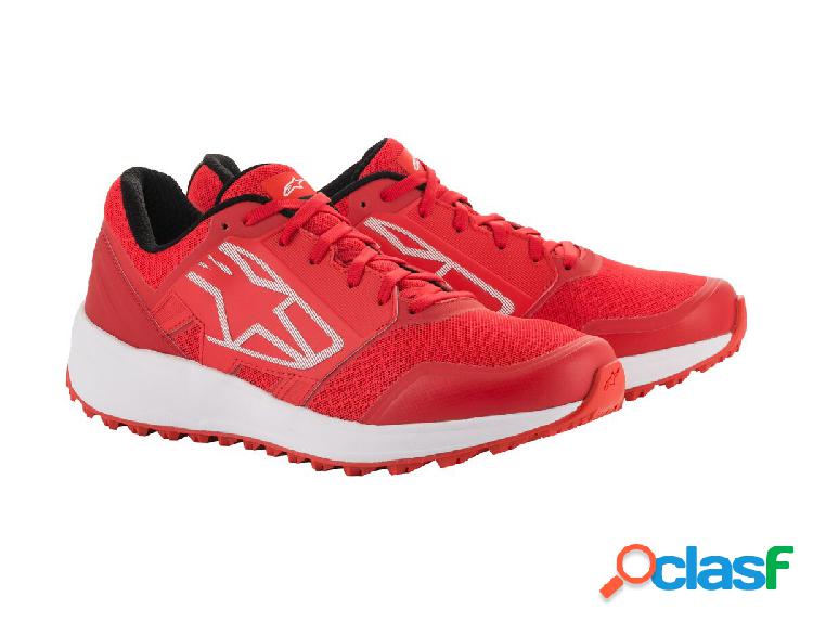 Scarpe moto Alpinestars META TRAIL Rosso Bianco