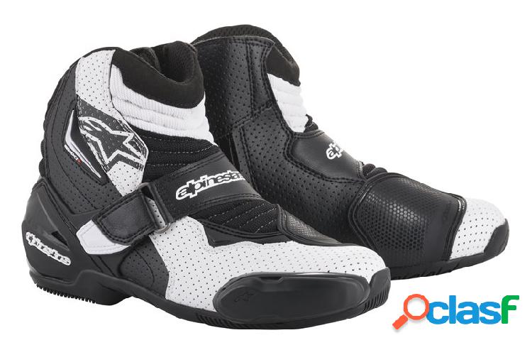 Scarpe racing Alpinestars SMX-1 R Vented Nero Bianco Graphic