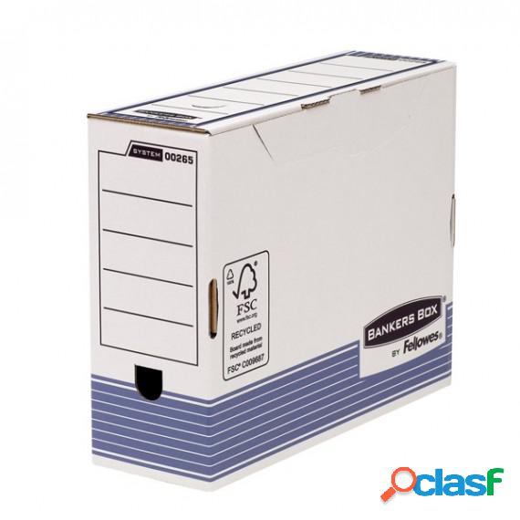 Scatola archivio Bankers Box System - A4 - 26x31,5cm - dorso