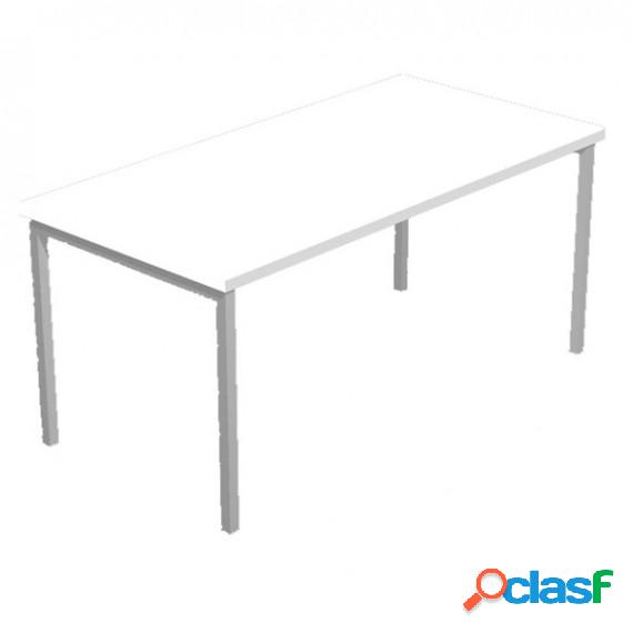 Scrivania Easy Plus - lineare - 140 x 80 x 72,5 cm - bianco