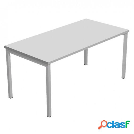 Scrivania Easy Plus - lineare - 180 x 80 x 72,5 cm - grigio