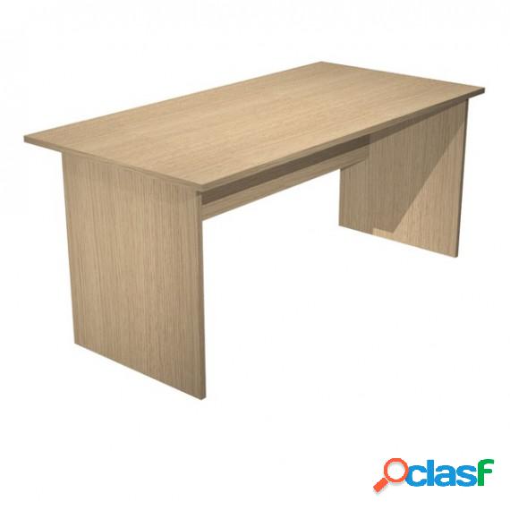Scrivania Easy - lineare - 160x80x72 cm - rovere - Artexport