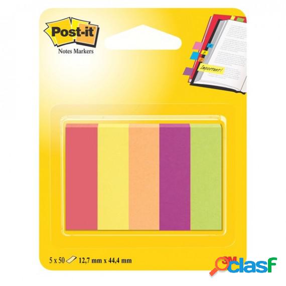 Segnapagina Post it - 670-5JA-EU - in carta - 12,7 x 44 mm -