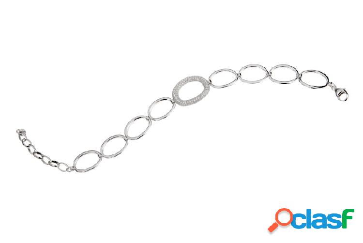 Selezione Zanolli Bracciale argento con ovali e ovale