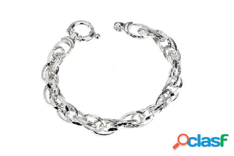 Selezione Zanolli Bracciale argento con ovali intrecciati