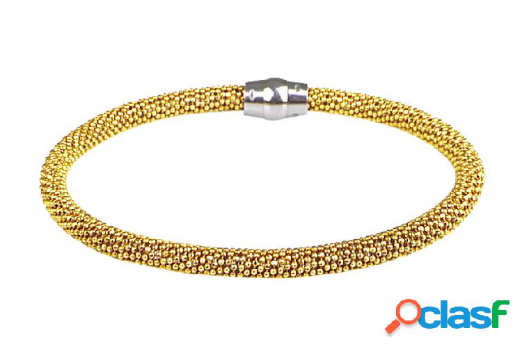 Selezione Zanolli Bracciale argento dorato con chiusura a