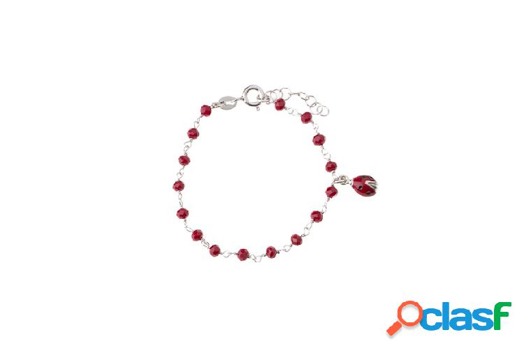 Selezione Zanolli Bracciale bimba Coccinella argento con