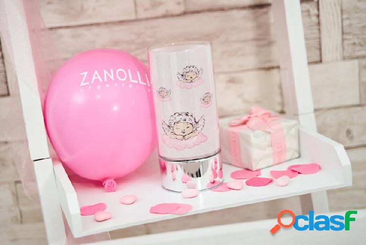 Selezione Zanolli Lampada Angiolietti rosa argento bianco