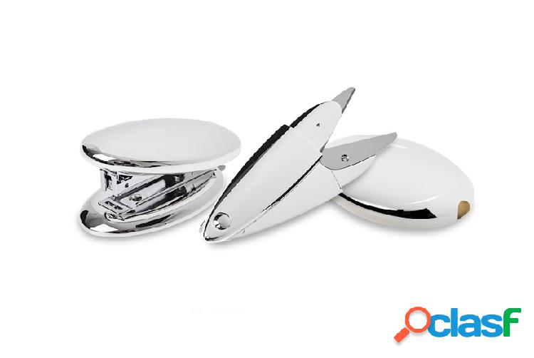 Selezione Zanolli Set scrivania 3 pezzi silver plated