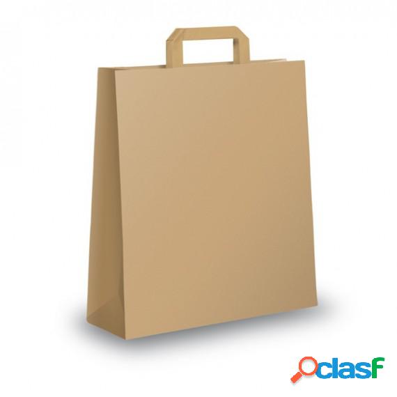 Shopper in carta - maniglie piattina - 45 x 15 x 50cm -