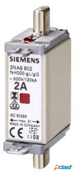 Siemens 3NA6802 Inserto fusibile Misura fusibile = 0 2 A 500