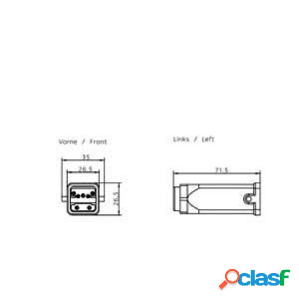 Siemens 6GK1905-0CA00 Spina ibrida Velocità LAN 12 MBit/s