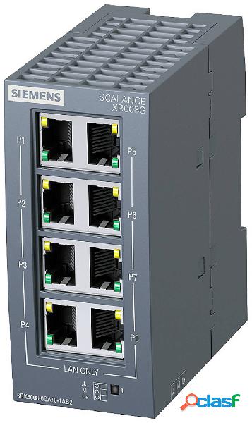 Siemens 6GK5008-0GA10-1AB2 Switch ethernet industriale 10 /