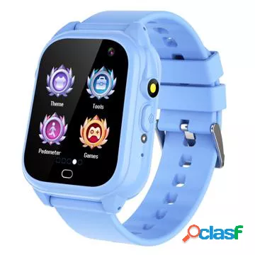 Smartwatch per Bambini con Cinturino in Silicone - Blu