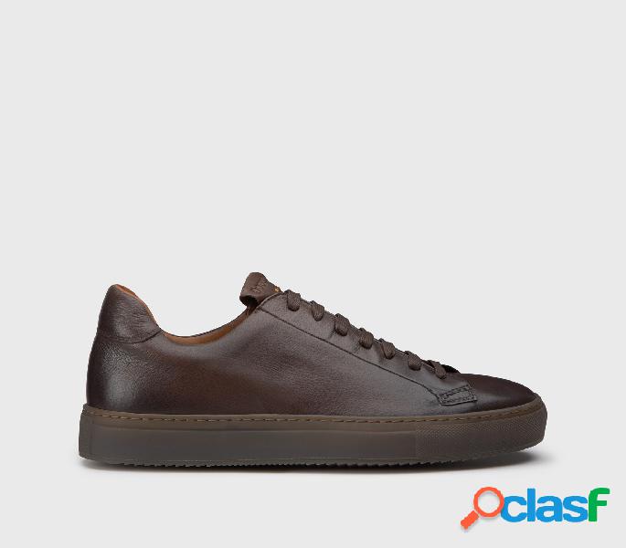 Sneakers in pelle marrone Marrone 45M_U