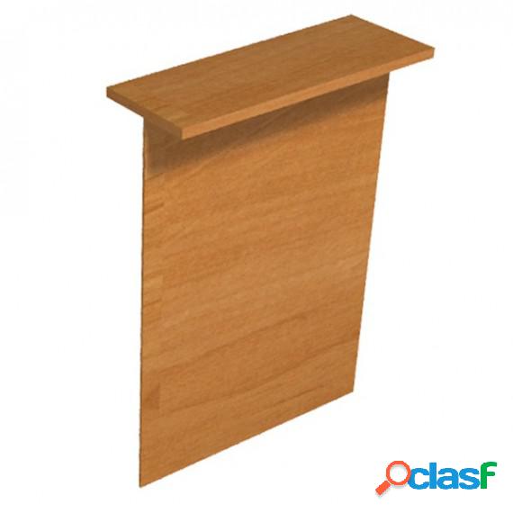 Sopralzo reception per scrivanie Easy - 80x30x115 cm - noce