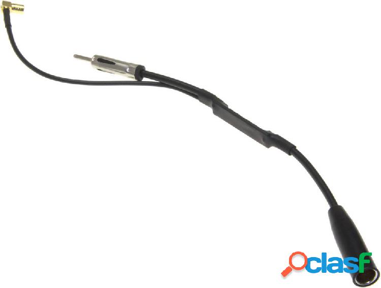 Splitter DAB / FM adattatore antenna auto DIN 150 Ohm, Spina