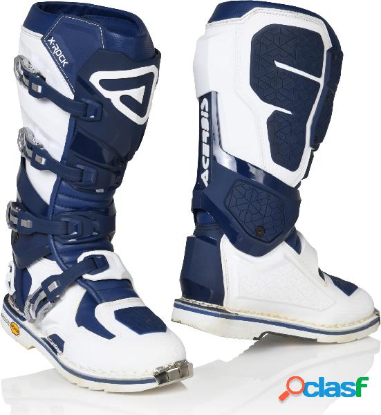 Stivali cross Acerbis X-ROCK Blu Bianco
