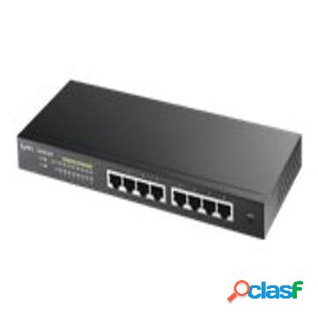 Switch Zyxel GS1900-8HP - Gigabit PoE+ a 8 porte