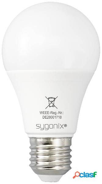 Sygonix Lampadina LED ERP: F (A - G) SY-5218532 E27 9 W Da