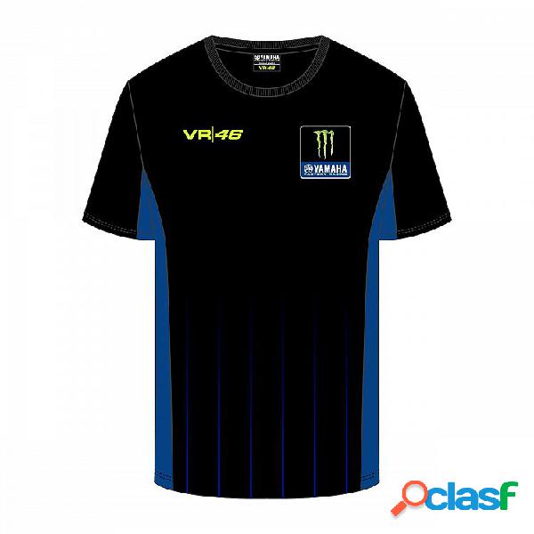 T-Shirt VR46 Yamaha Nero