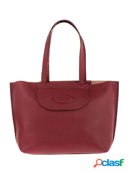 TODS BORSA SHOPPING DONNA XBWAOLA0300RIAR610 PELLE BORDEAUX