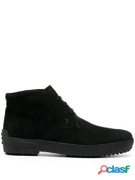 TODS STIVALETTI UOMO XXM0HW00D80HSEB999 CAMOSCIO NERO