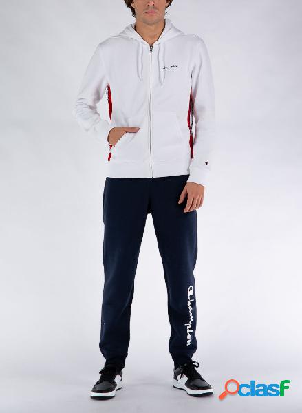 TUTA FULL ZIP CON CAPPUCCIO BIG LOGO