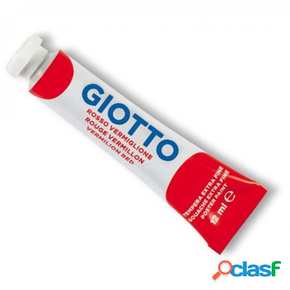 Tempera Tubo 4 - 12ml - rosso vermiglione - Giotto