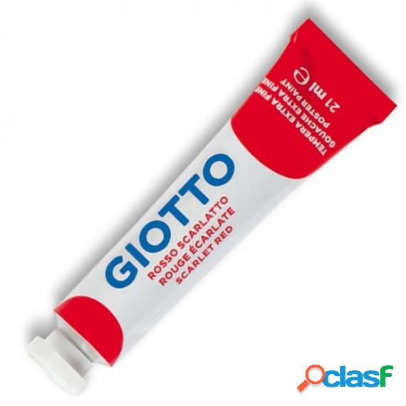 Tempera Tubo 7 - 21ml - rosso scarlatto - Giotto