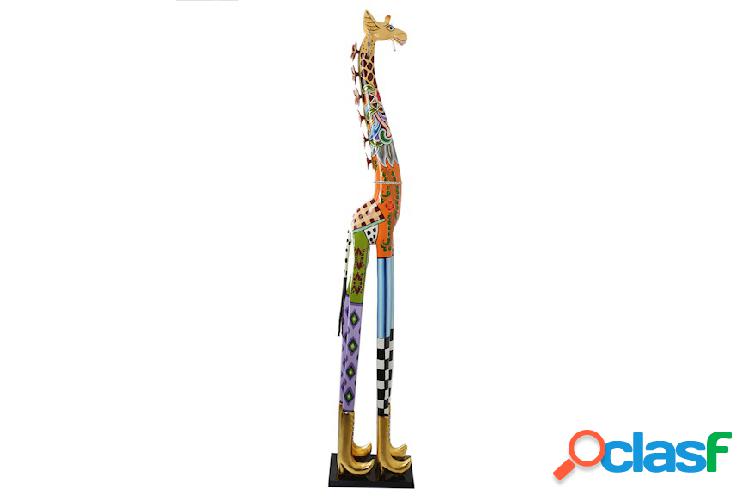 Toms Drag Giraffa Roxanna Deluxe dipinta a mano bianco nero