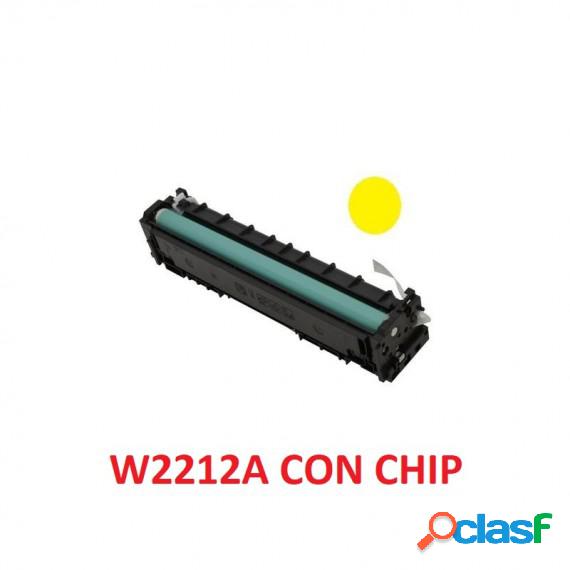 Toner W2212A Giallo Compatibile 207A Con Chip Per Hp Color